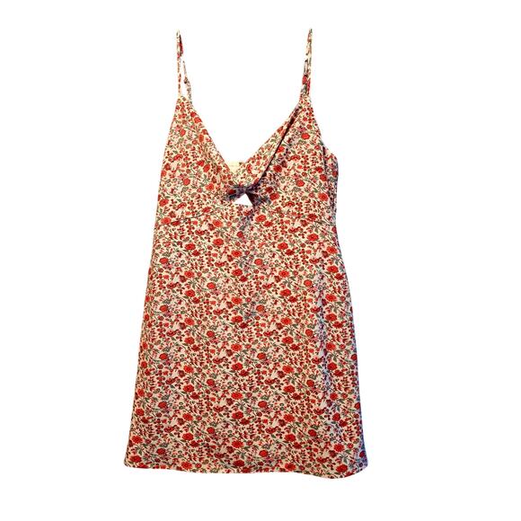 Abercrombie & Fitch Floral Twist Front Cut Out Dress - Picture 1 of 5